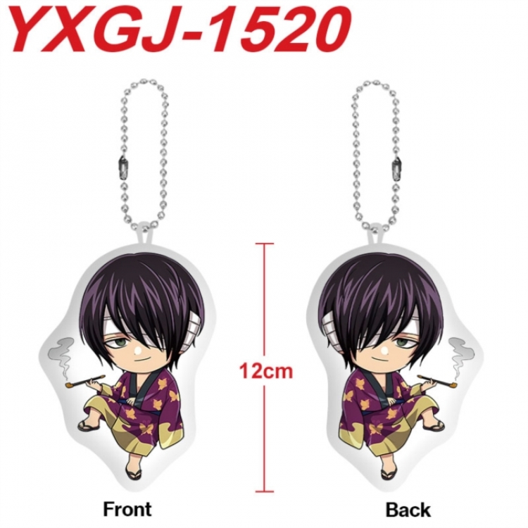 Gintama Anime full-color printed alien plush pendant keychain price for 5 pcs