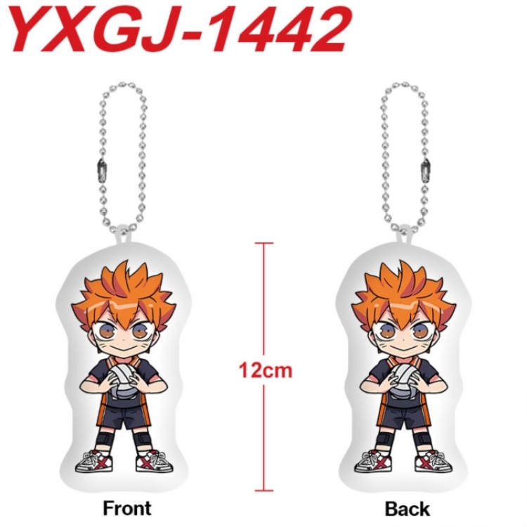 Haikyuu!! Anime full-color printed alien plush pendant keychain price for 5 pcs