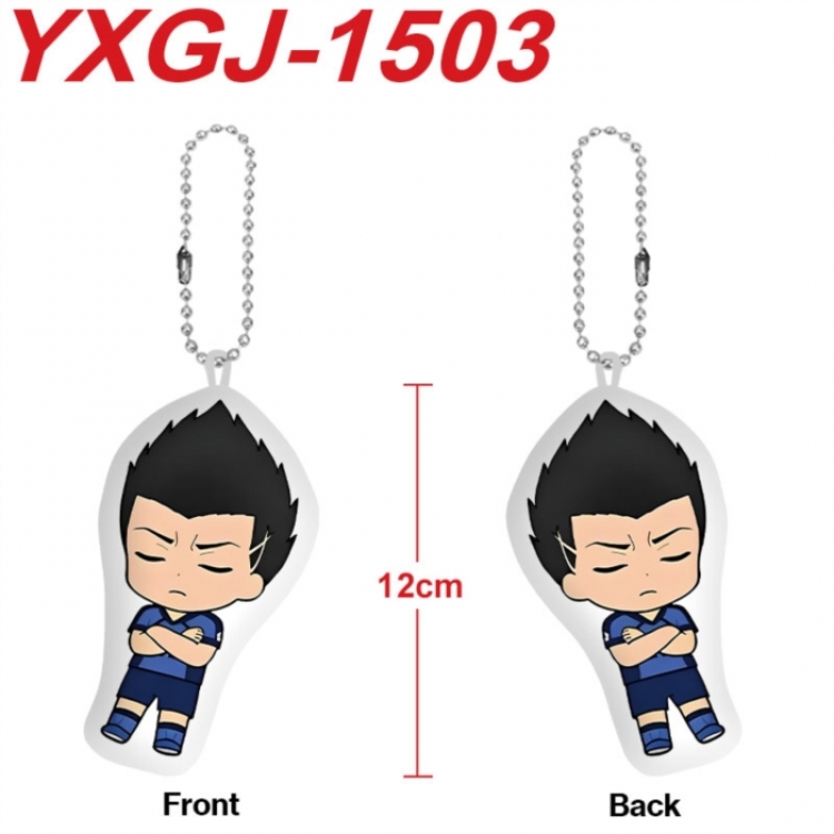BLUE LOCK Anime full-color printed alien plush pendant keychain price for 5 pcs