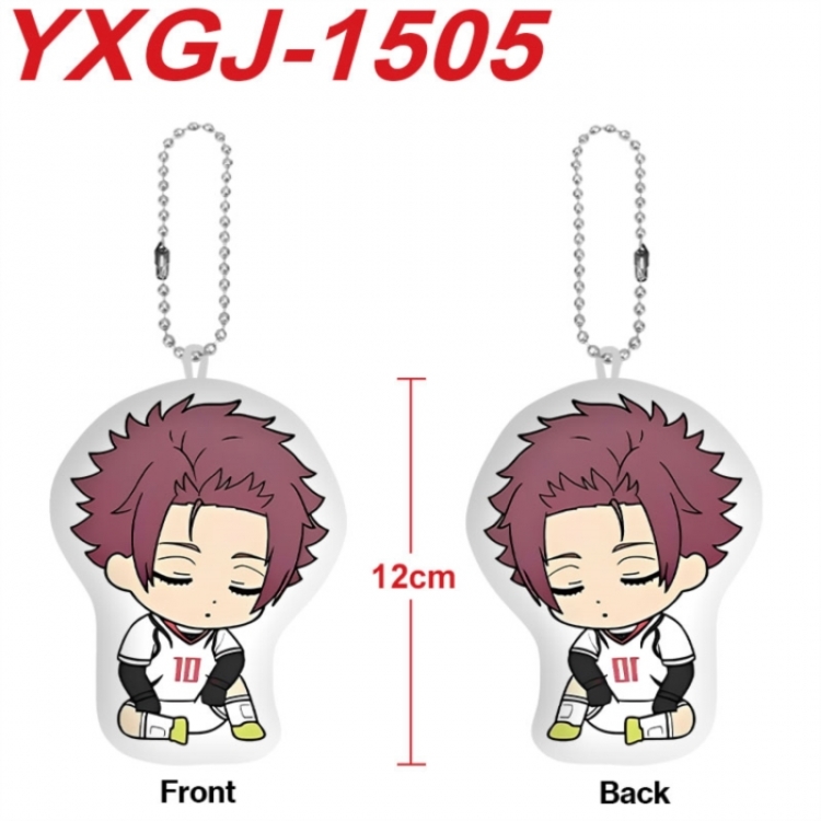 BLUE LOCK Anime full-color printed alien plush pendant keychain price for 5 pcs