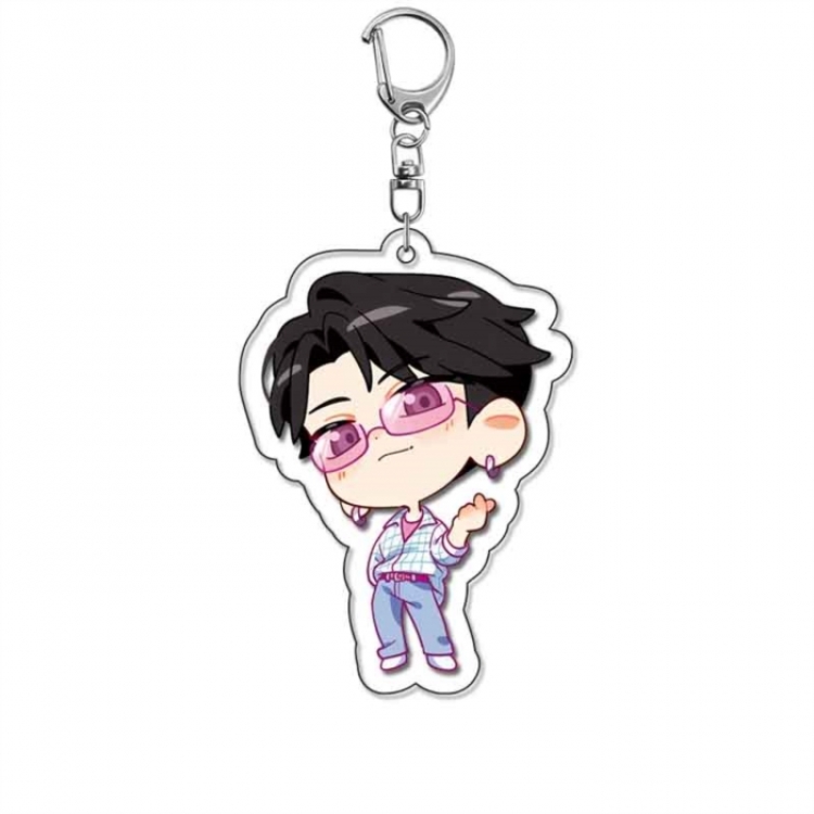 K-Pop Demon Hunters Anime Acrylic Keychain Charm price for 5 pcs