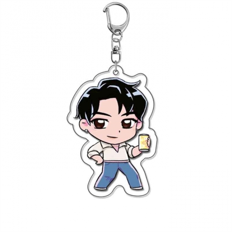 K-Pop Demon Hunters Anime Acrylic Keychain Charm price for 5 pcs