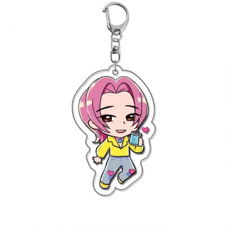 K-Pop Demon Hunters Anime Acrylic Keychain Charm price for 5 pcs