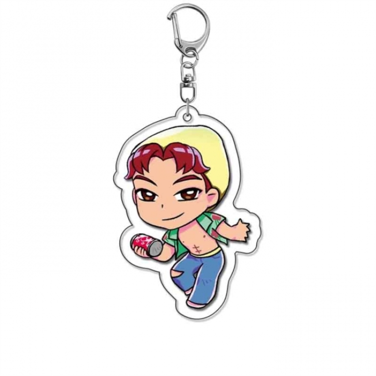 K-Pop Demon Hunters Anime Acrylic Keychain Charm price for 5 pcs