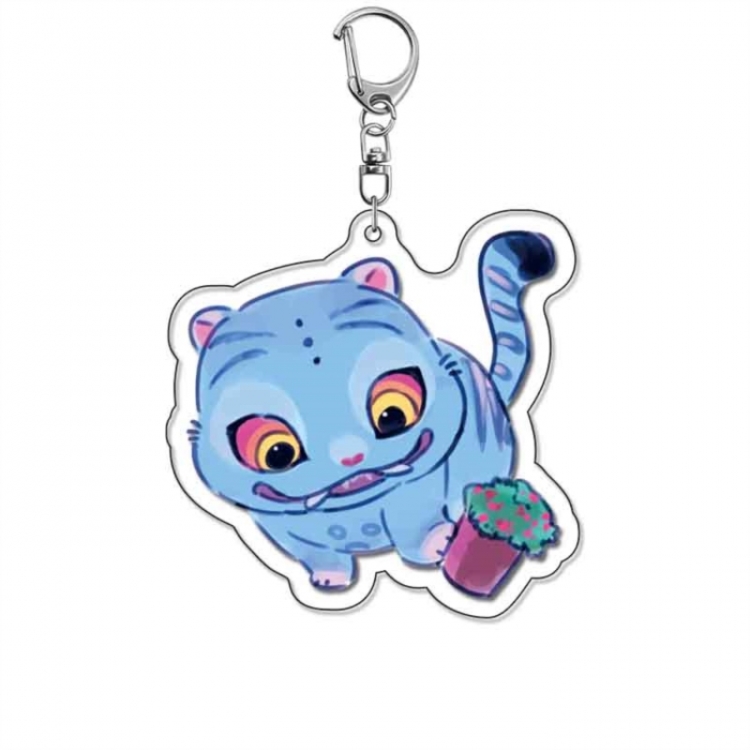 K-Pop Demon Hunters Anime Acrylic Keychain Charm price for 5 pcs