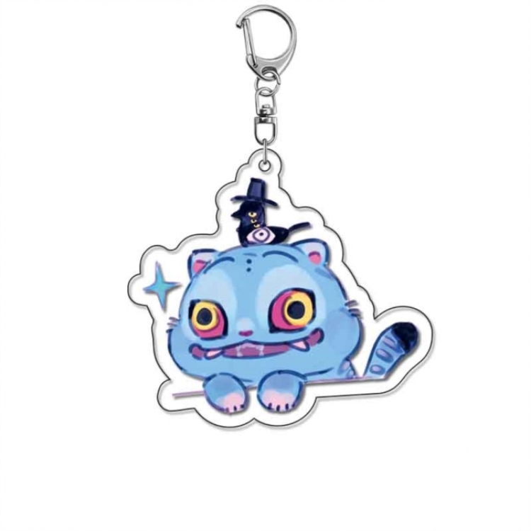 K-Pop Demon Hunters Anime Acrylic Keychain Charm price for 5 pcs
