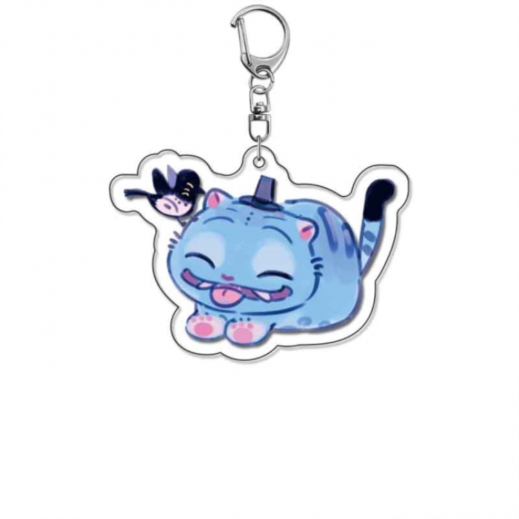 K-Pop Demon Hunters Anime Acrylic Keychain Charm price for 5 pcs