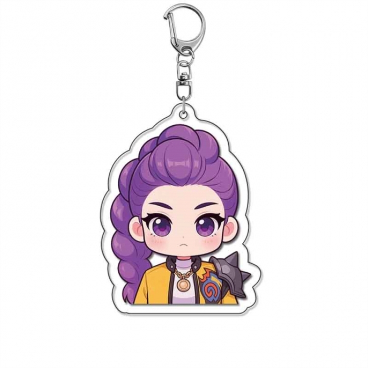 K-Pop Demon Hunters Anime Acrylic Keychain Charm price for 5 pcs