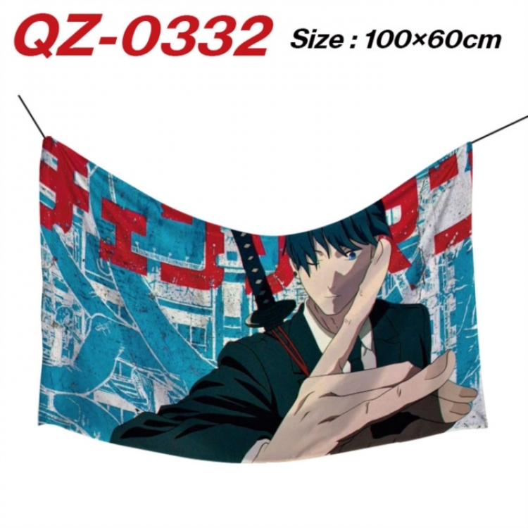 Chainsaw Man Anime Full Color Watermark Printing Banner 100X60CM