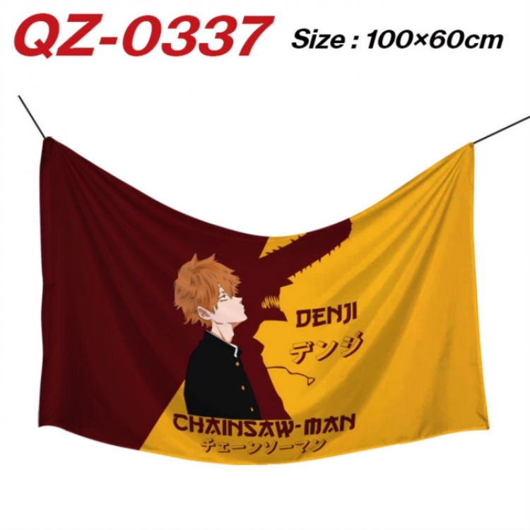 Chainsaw Man Anime Full Color Watermark Printing Banner 100X60CM