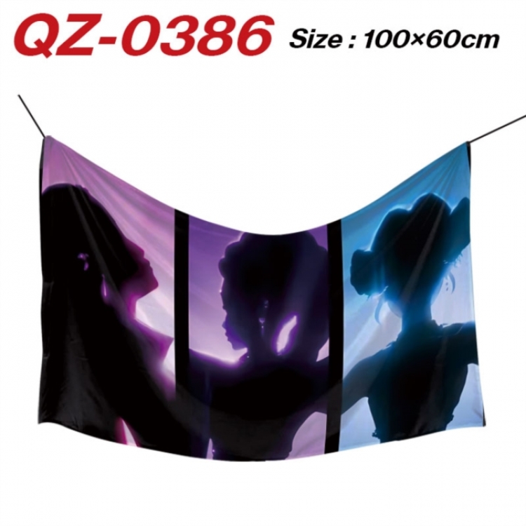 K-Pop Demon Hunters Anime Full Color Watermark Printing Banner 100X60CM