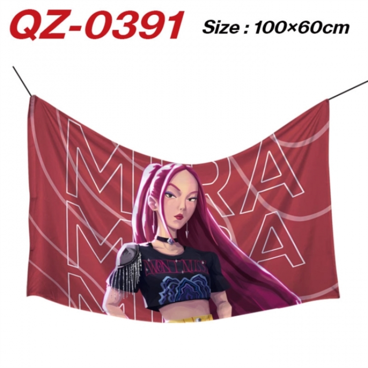 Bayonetta Anime Full Color Watermark Printing Banner 100X60CM