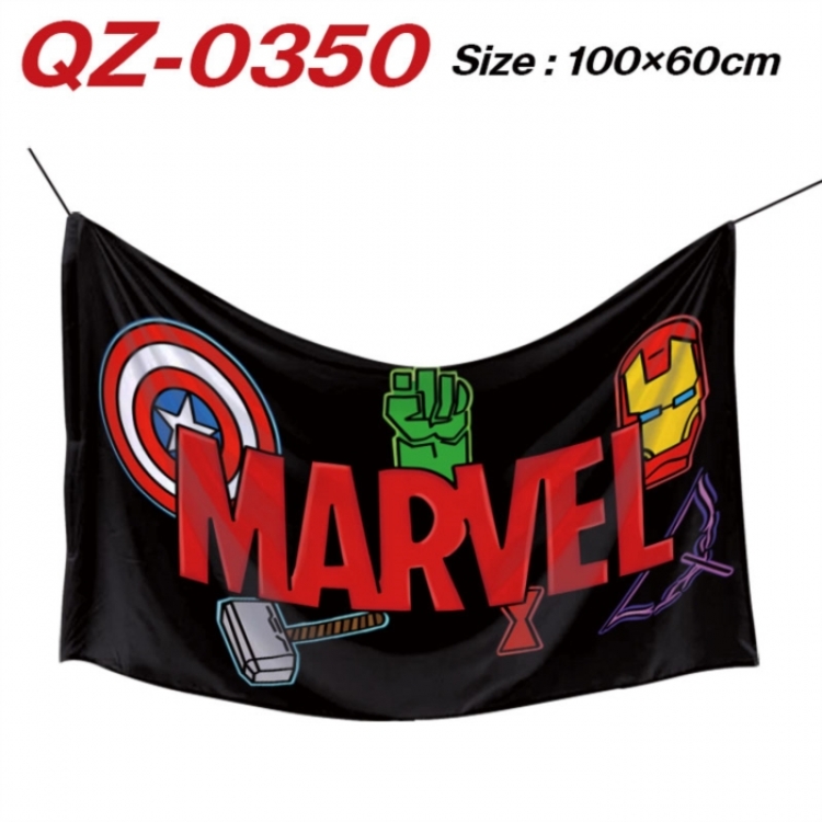 Marvel Anime Full Color Watermark Printing Banner 100X60CM