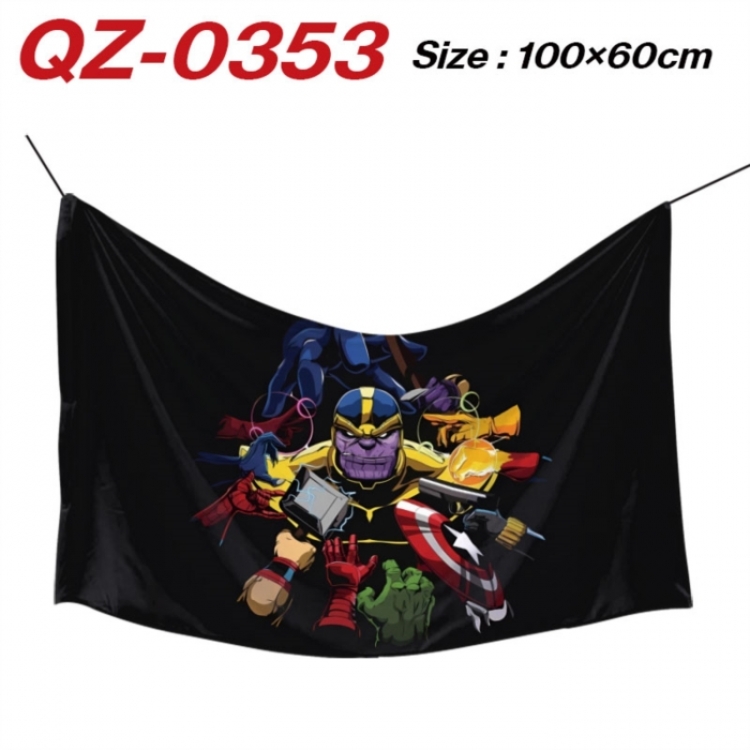 Marvel Anime Full Color Watermark Printing Banner 100X60CM