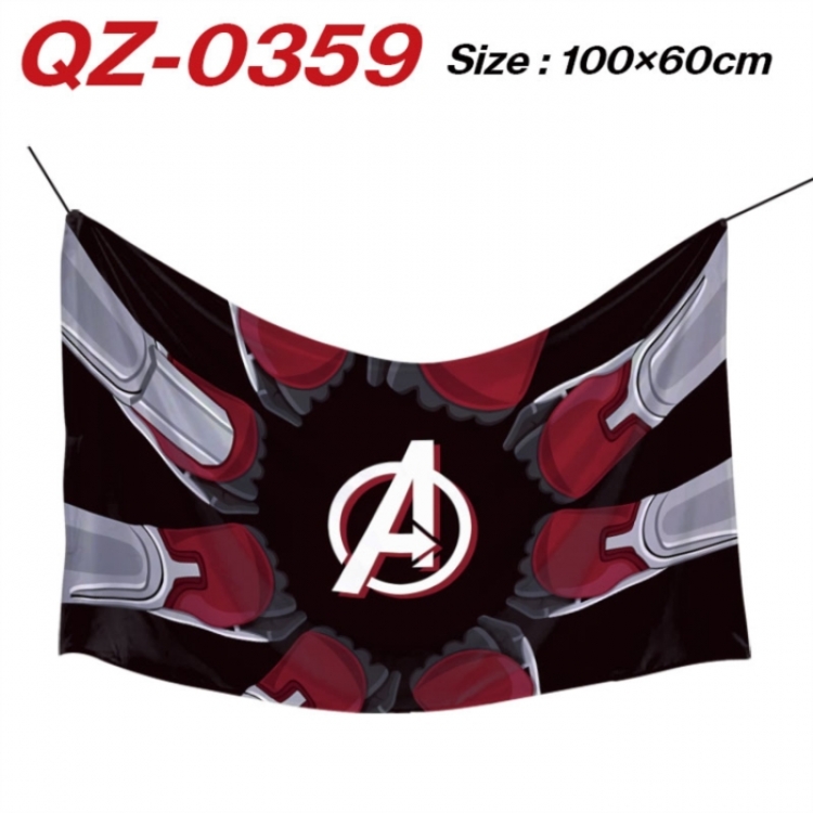 Marvel Anime Full Color Watermark Printing Banner 100X60CM
