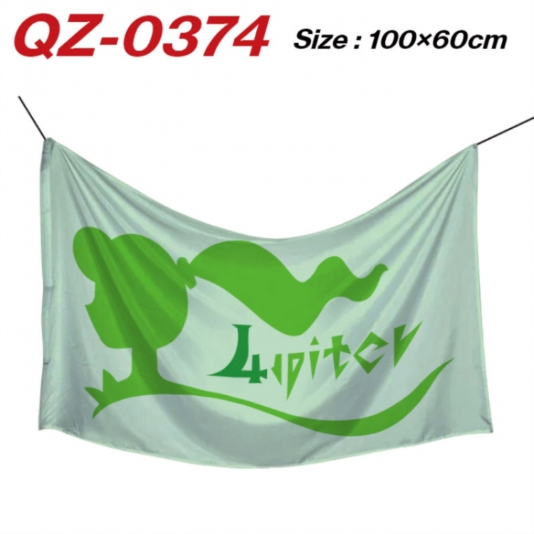 sailormoon Anime Full Color Watermark Printing Banner 100X60CM