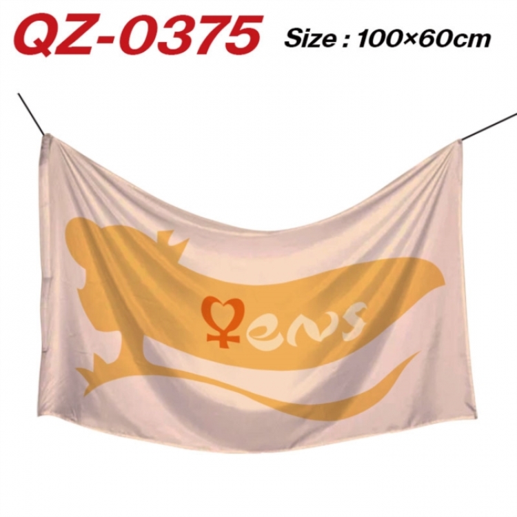 sailormoon Anime Full Color Watermark Printing Banner 100X60CM