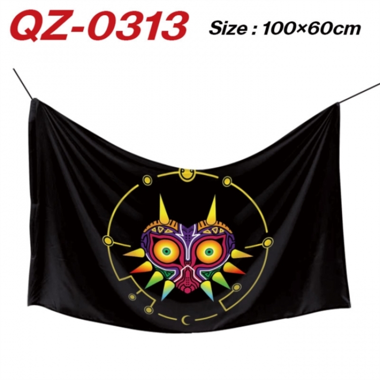 The Legend of Zelda  Anime Full Color Watermark Printing Banner 100X60CM