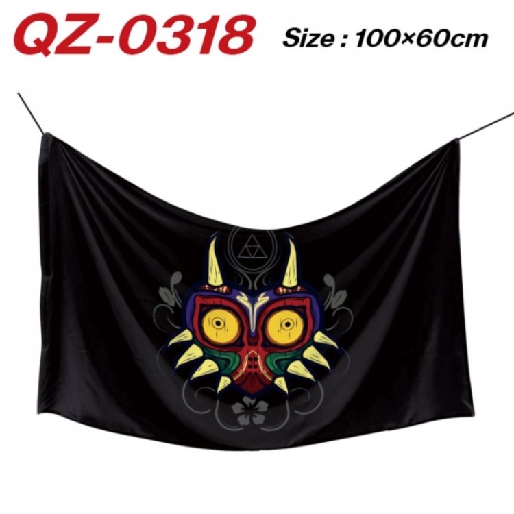 The Legend of Zelda  Anime Full Color Watermark Printing Banner 100X60CM