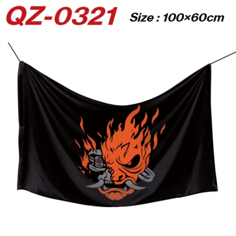 The Legend of Zelda  Anime Full Color Watermark Printing Banner 100X60CM