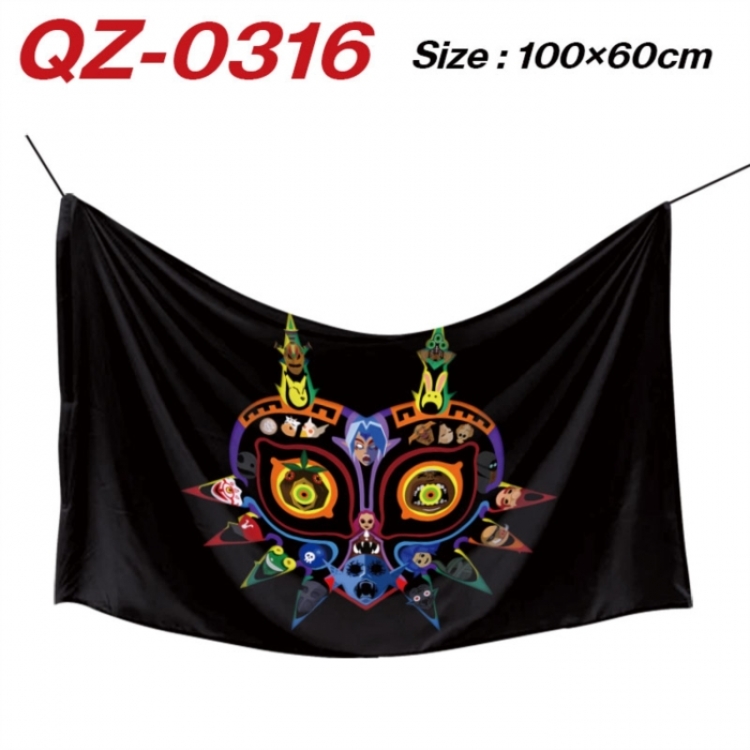 The Legend of Zelda  Anime Full Color Watermark Printing Banner 100X60CM