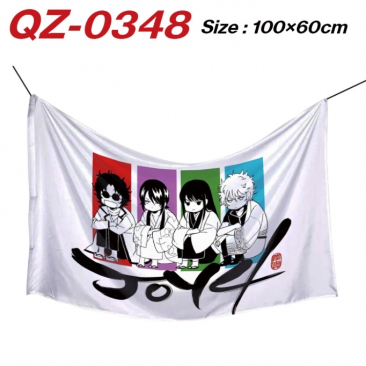 Gintama Anime Full Color Watermark Printing Banner 100X60CM