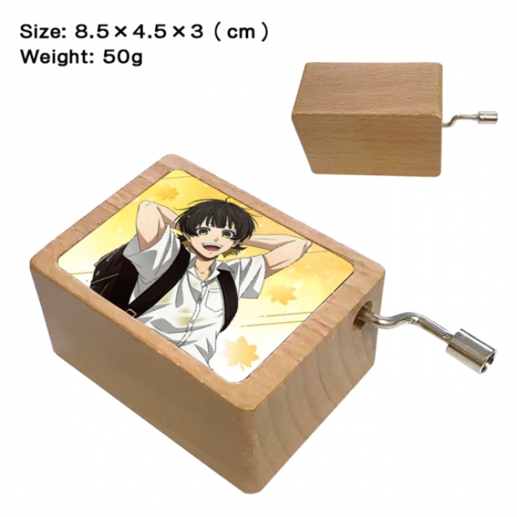 BLUE LOCK Anime printed wooden music box music box music box Christmas gift 8.5x4.5x3cm