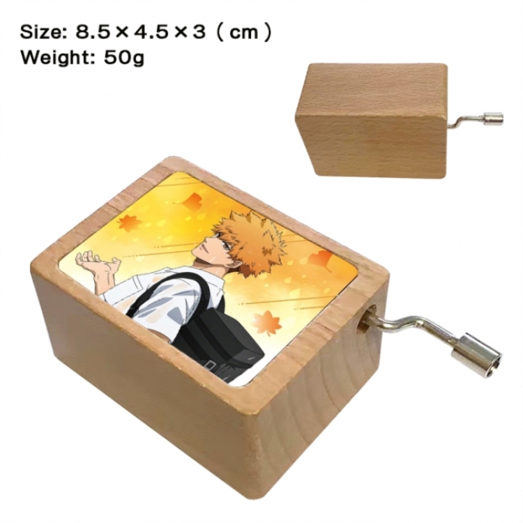 BLUE LOCK Anime printed wooden music box music box music box Christmas gift 8.5x4.5x3cm