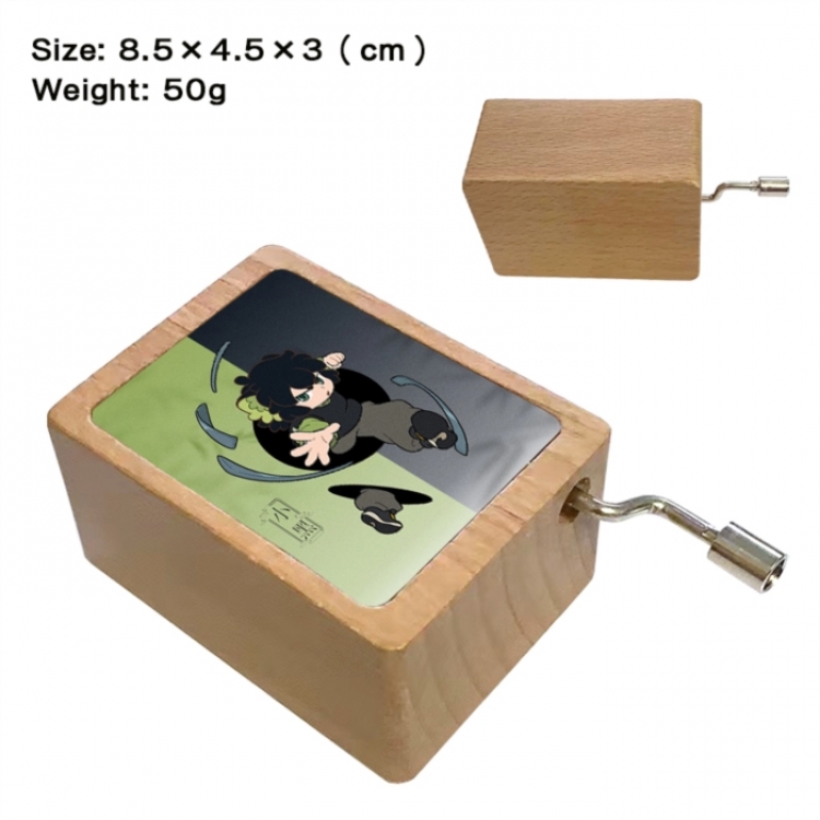 The Legend of Hei Anime printed wooden music box music box music box Christmas gift 8.5x4.5x3cm