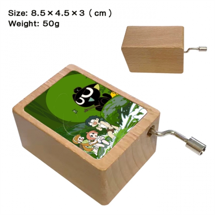 The Legend of Hei Anime printed wooden music box music box music box Christmas gift 8.5x4.5x3cm
