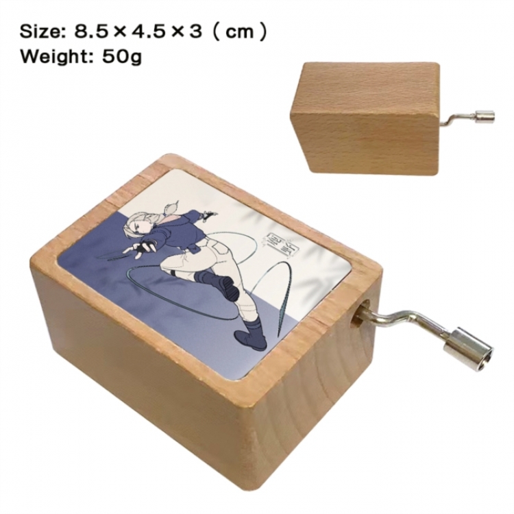 The Legend of Hei Anime printed wooden music box music box music box Christmas gift 8.5x4.5x3cm