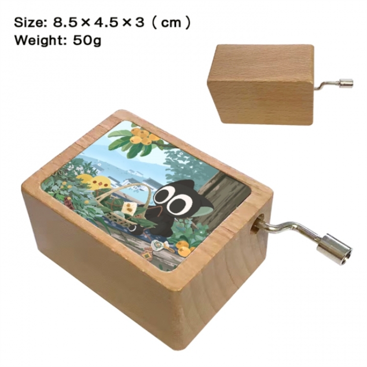 The Legend of Hei Anime printed wooden music box music box music box Christmas gift 8.5x4.5x3cm