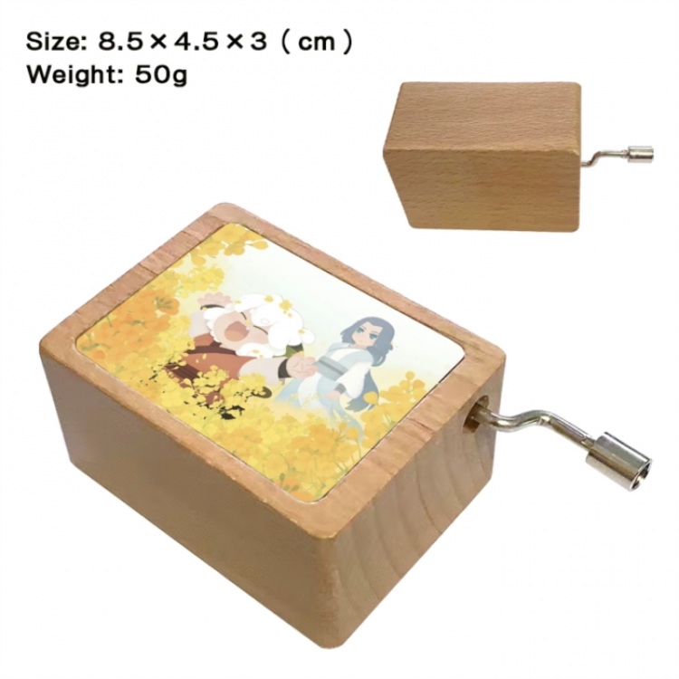 The Legend of Hei Anime printed wooden music box music box music box Christmas gift 8.5x4.5x3cm