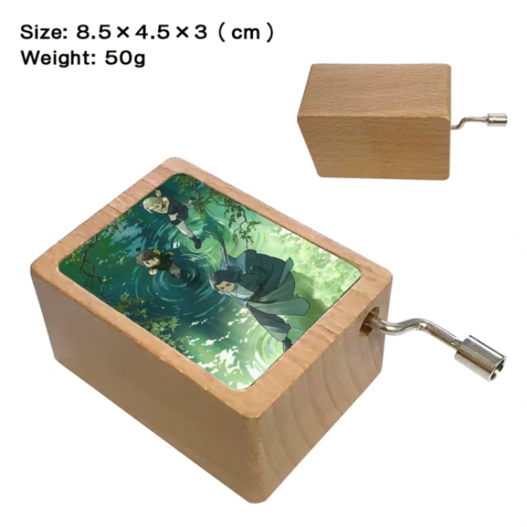 The Legend of Hei Anime printed wooden music box music box music box Christmas gift 8.5x4.5x3cm