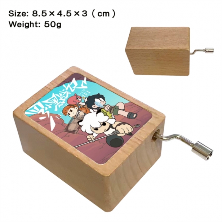 The Legend of Hei Anime printed wooden music box music box music box Christmas gift 8.5x4.5x3cm
