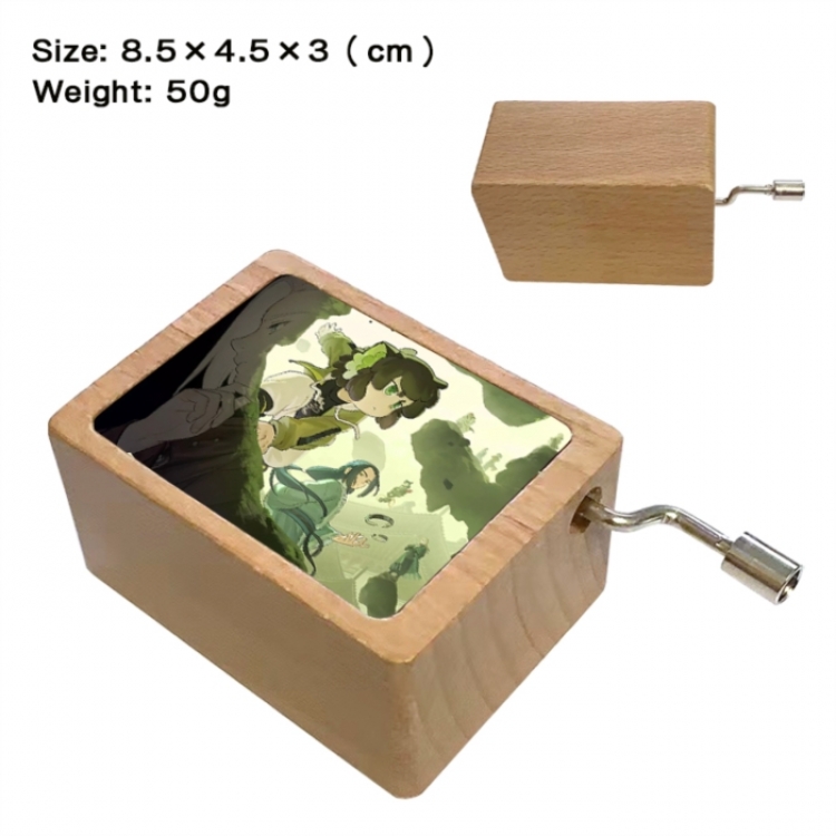 The Legend of Hei Anime printed wooden music box music box music box Christmas gift 8.5x4.5x3cm
