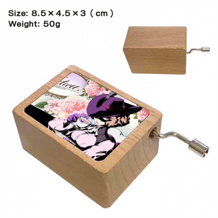 Megami Ibunroku Persona Anime printed wooden music box music box music box Christmas gift 8.5x4.5x3cm
