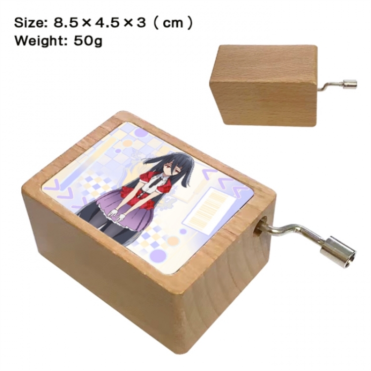 ZombieLandSaga Anime printed wooden music box music box music box Christmas gift 8.5x4.5x3cm