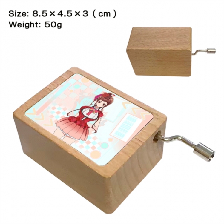 ZombieLandSaga Anime printed wooden music box music box music box Christmas gift 8.5x4.5x3cm