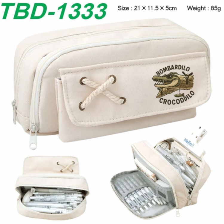  The Classic of Mountains and Rivers Anime waterproof large capacity stationery box pencil case 21x11.5x5cm 85g