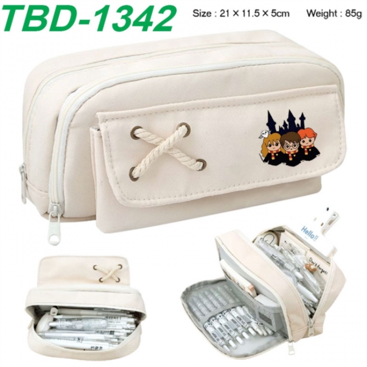 Harry Potter Anime waterproof large capacity stationery box pencil case 21x11.5x5cm 85g