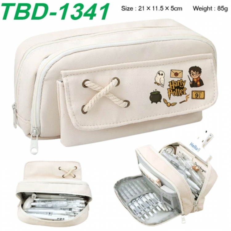 Harry Potter Anime waterproof large capacity stationery box pencil case 21x11.5x5cm 85g