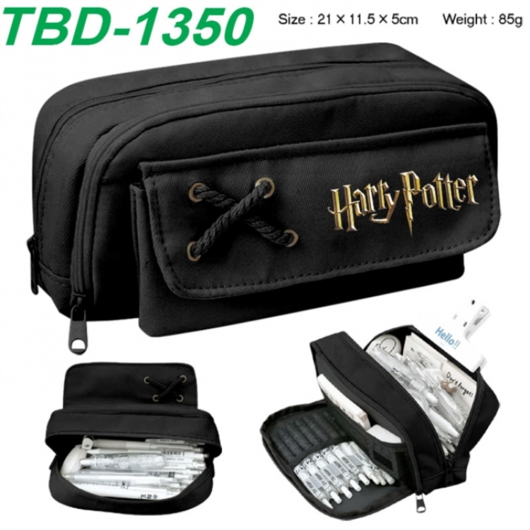 Harry Potter Anime waterproof large capacity stationery box pencil case 21x11.5x5cm 85g