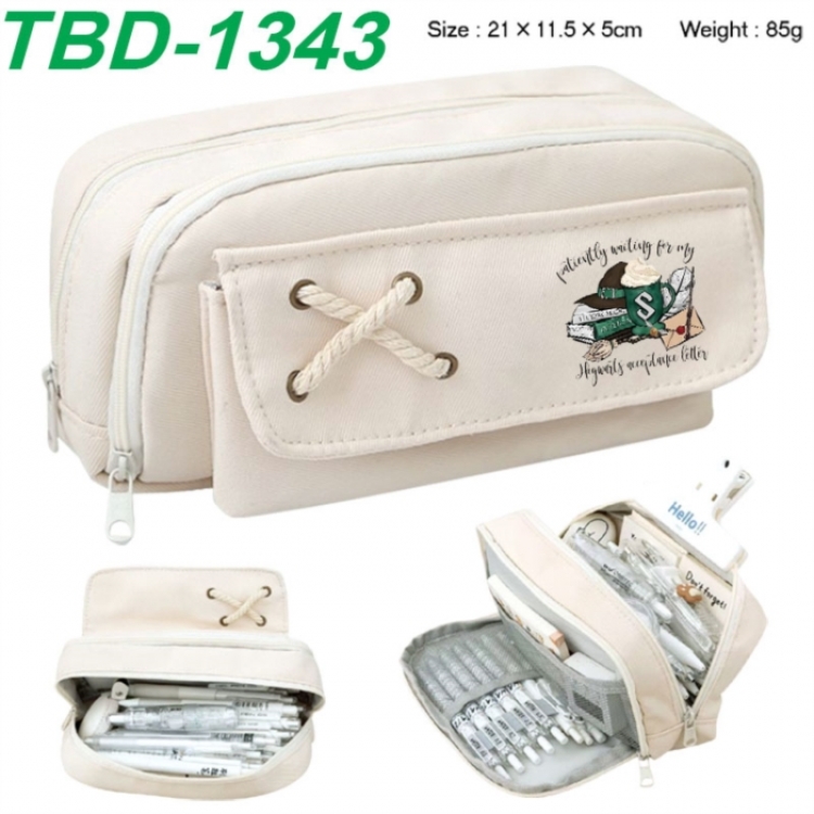 Harry Potter Anime waterproof large capacity stationery box pencil case 21x11.5x5cm 85g