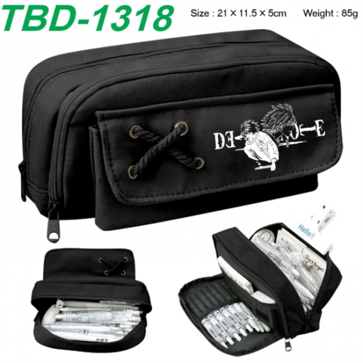Death note Anime waterproof large capacity stationery box pencil case 21x11.5x5cm 85g