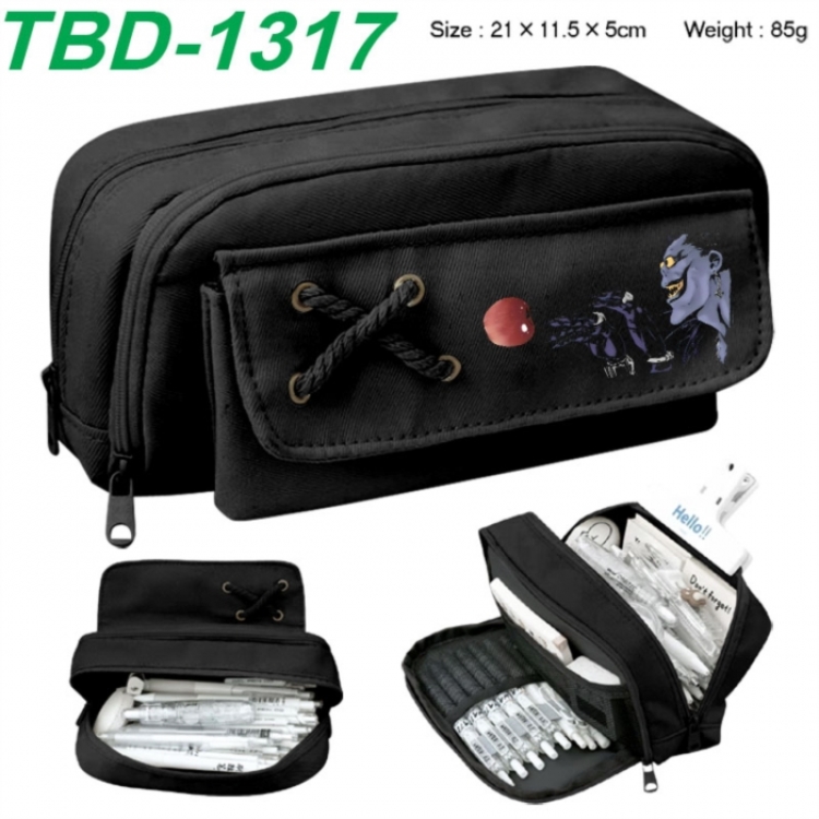 Death note Anime waterproof large capacity stationery box pencil case 21x11.5x5cm 85g