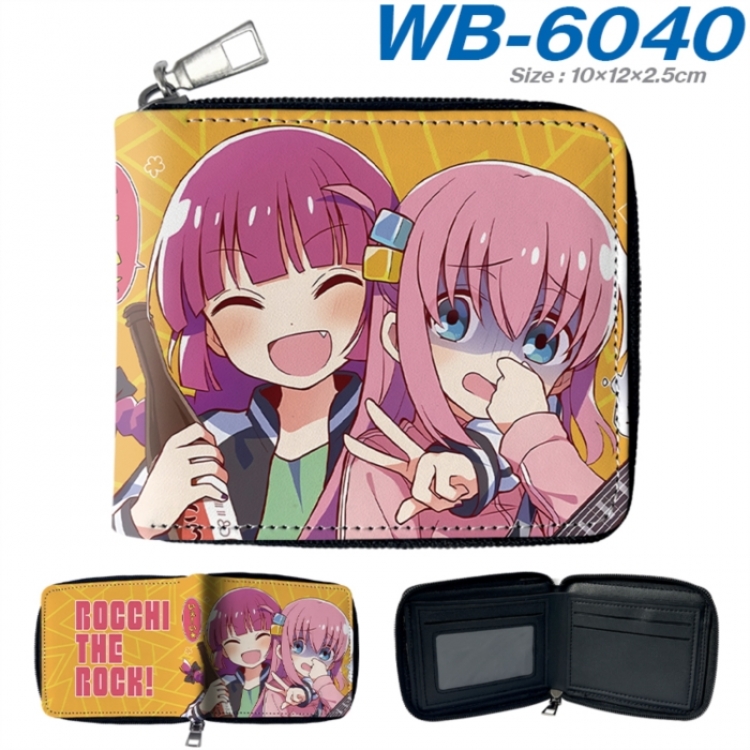 BOCCHI THE ROCK! Anime color short full zip folding wallet 10x12x2.5cm