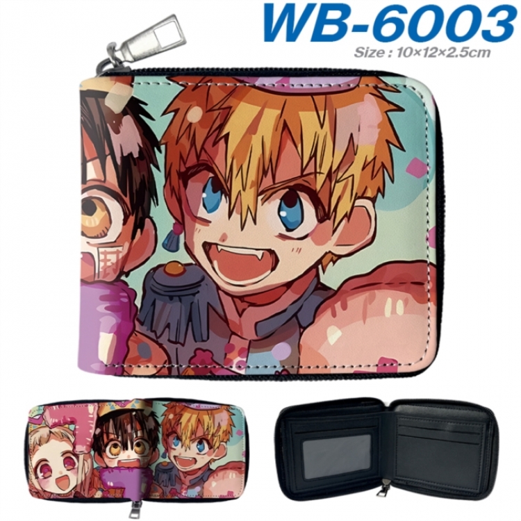 Toilet-bound Hanako-kun Anime color short full zip folding wallet 10x12x2.5cm