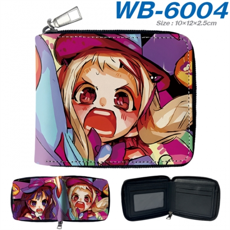 Toilet-bound Hanako-kun Anime color short full zip folding wallet 10x12x2.5cm