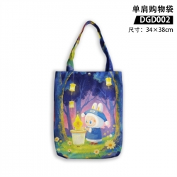 Labubu  Trendy One Shoulder Sh...